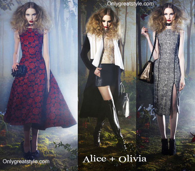 Clothing accessories Alice Olivia fall winter 2014 2015