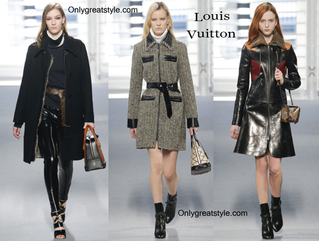 Winter coat over a mini dress. Louis Vuitton Speedy 35. Tall boots. Great  Winter outfit!! Check o…