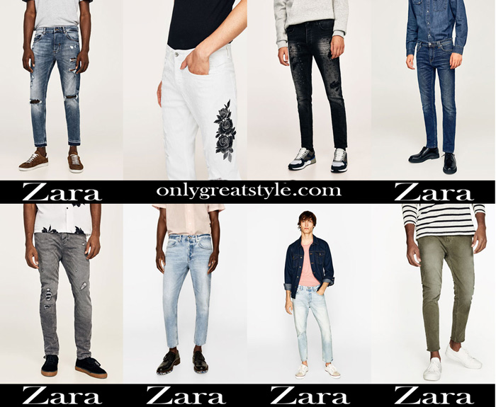zara men's jeans with zips
