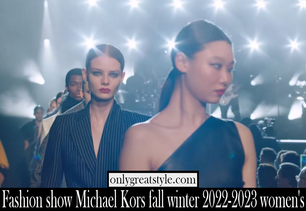 Fashion show Michael Kors fall winter 20232024 women's