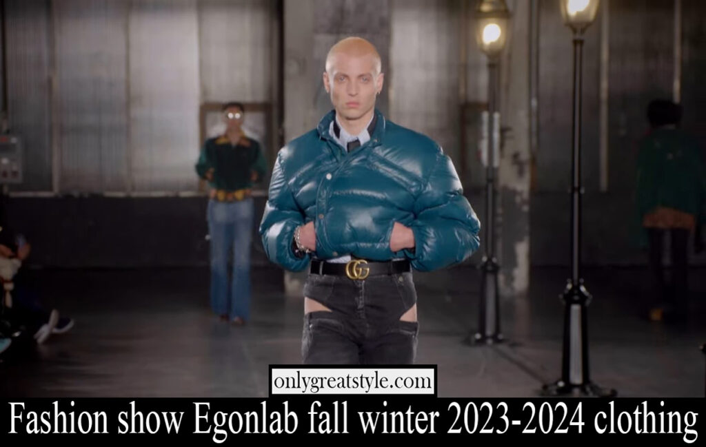 Fashion show Egonlab fall winter 20232024 clothing
