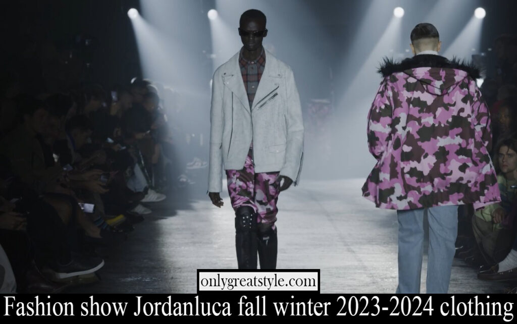 Fashion show Jordanluca fall winter 2023-2024 clothing