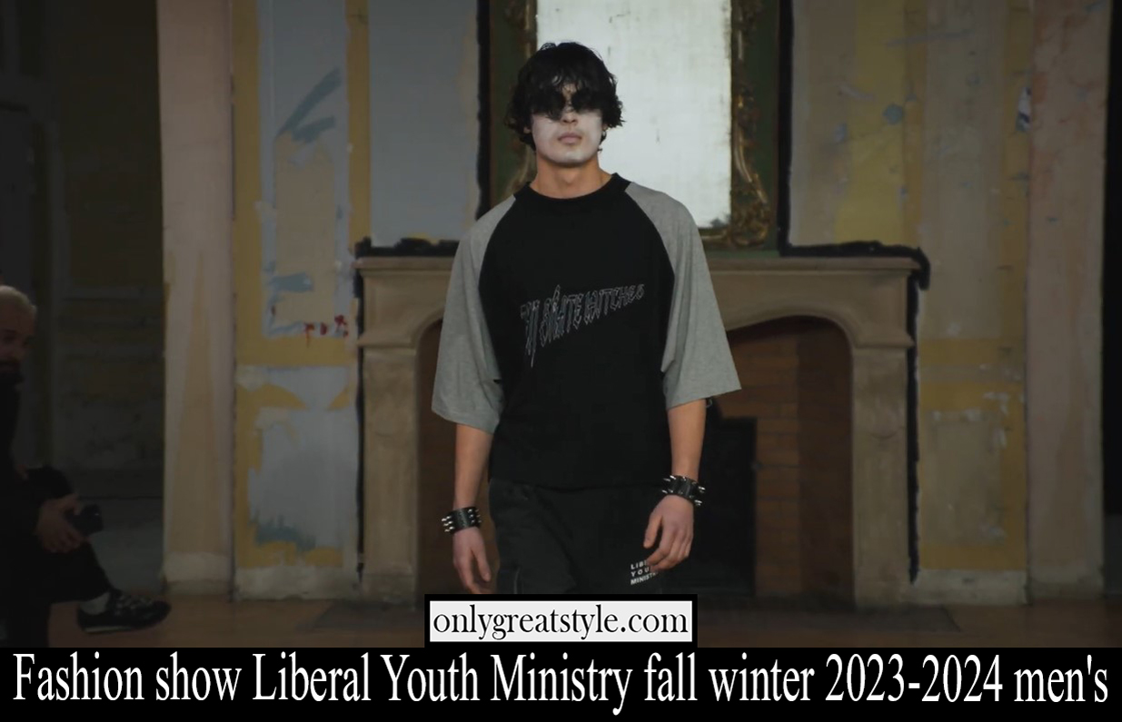 Fashion show Liberal Youth Ministry fall winter 2023 2024 mens