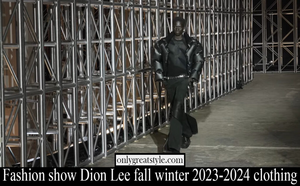 Fashion show Dion Lee fall winter 20232024 clothing