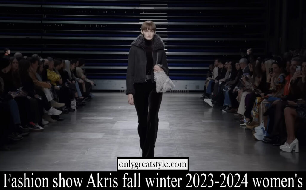 Fashion show Akris fall winter 20232024 women's