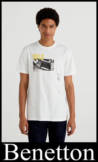 Benetton t shirts 2023 new arrivals men's clothing 7