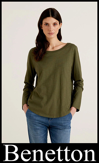 Benetton t shirts 2023 new arrivals women's clothing 3