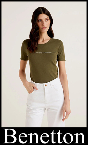 Benetton t shirts 2023 new arrivals women's clothing 6