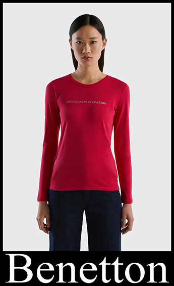 Benetton t shirts 2023 new arrivals women's clothing 7