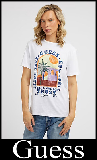 Guess t shirts 2023 new arrivals men's clothing 2