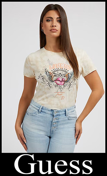 Guess t shirts 2023 new arrivals women's clothing 1