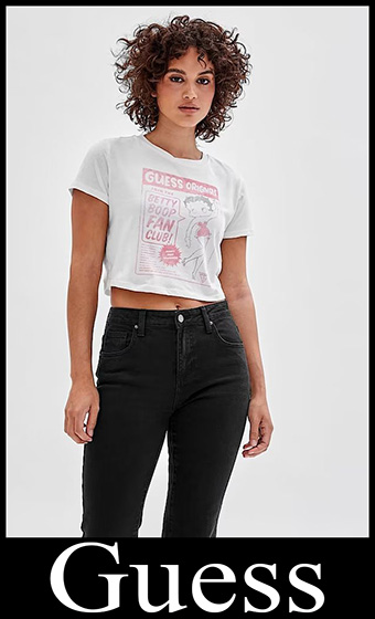 Guess t shirts 2023 new arrivals women's clothing 2