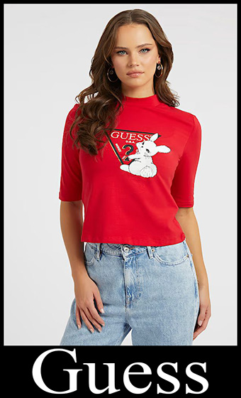 Guess t shirts 2023 new arrivals women's clothing 8