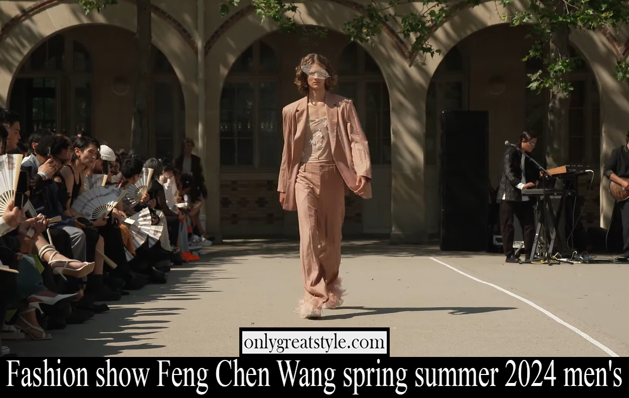 Fashion show Feng Chen Wang spring summer 2024 men's