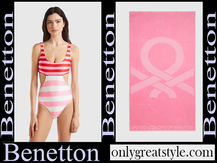 Benetton beachwear 2024 new arrivals women's swimwear