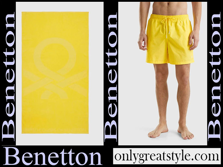 Benetton swimwear 2024 new arrivals men's beachwear