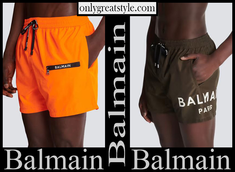 Balmain swimwear 2024 new arrivals men's beachwear