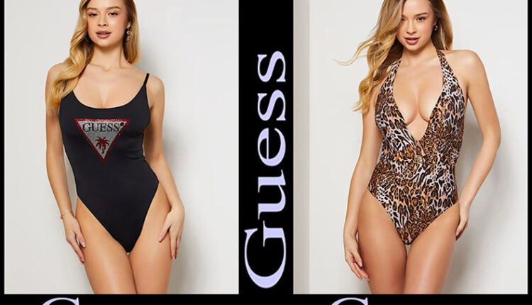 Guess swimsuits 2024 new arrivals women’s swimwear